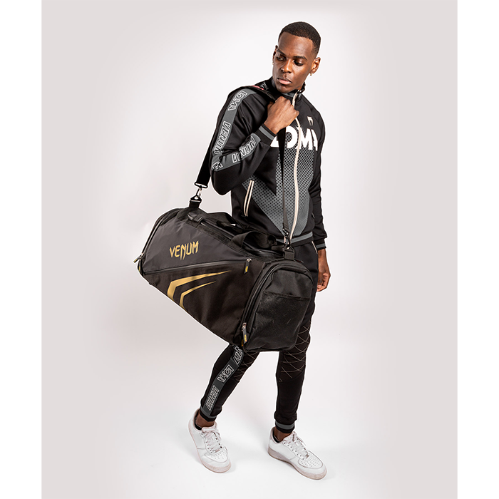 Venum Trainer Lite Evo Sports Bag, Black/Gold