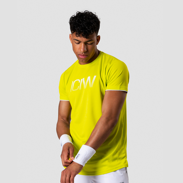 Smash Padel Tech T-shirt, Lime/White