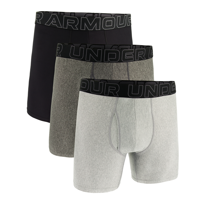 M UA Perf Tech 6in 3-pack, Steel