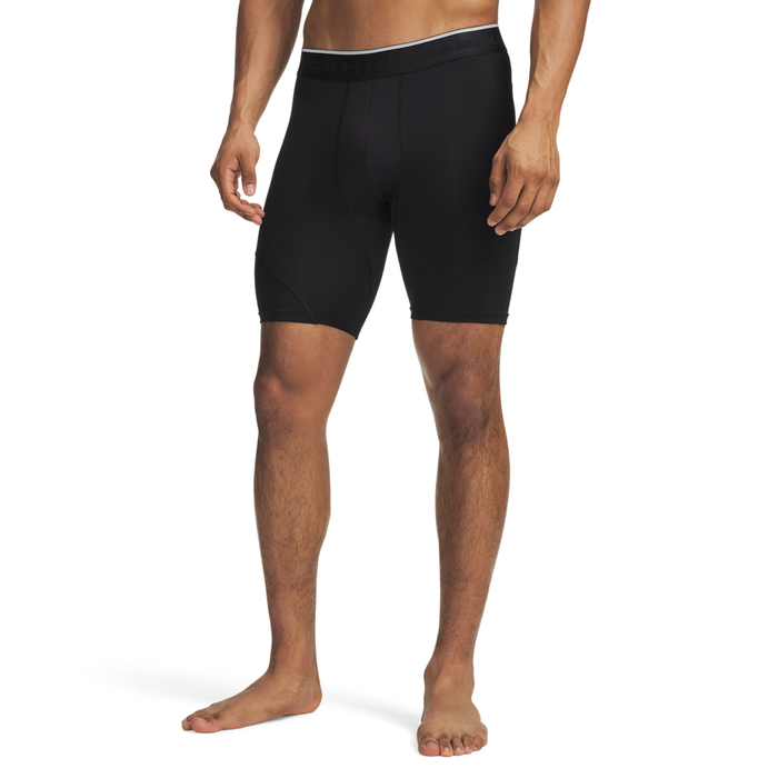 UA HG Elite Long Shorts Black