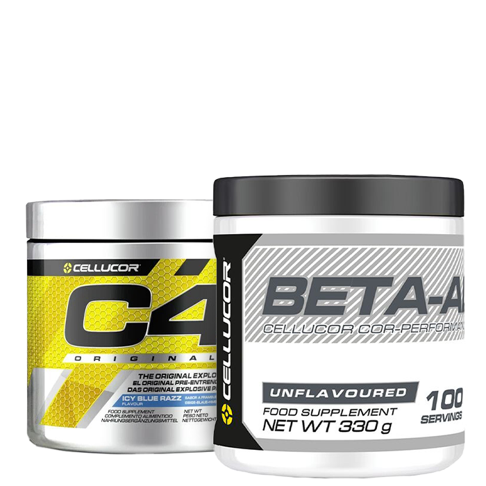 Bilde av C4, 30 Servings + Cor-performance Beta Alanine, 330 G