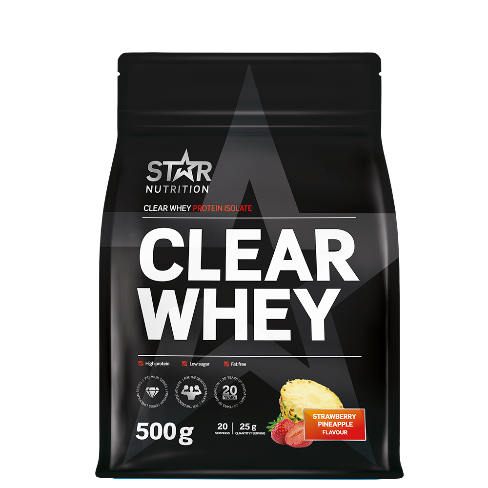Clear Whey Myseprotein 500 g strawberry_pineapple