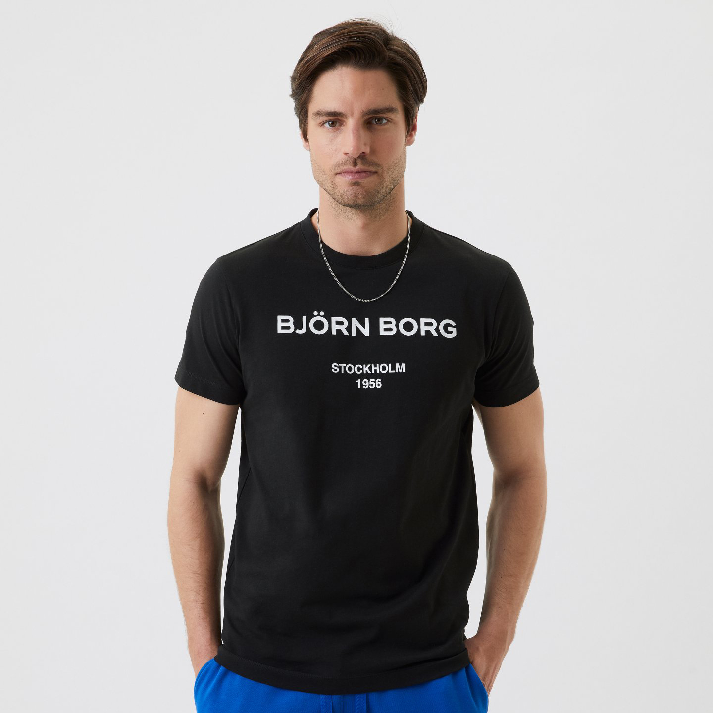 Bilde av Borg Logo T-shirt, Black Beauty