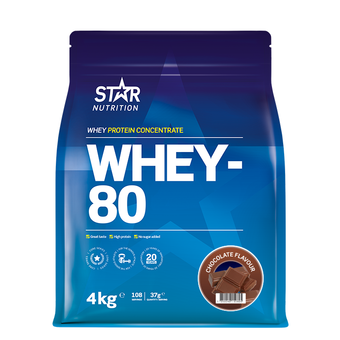 Whey-80 Myseprotein 4 kg