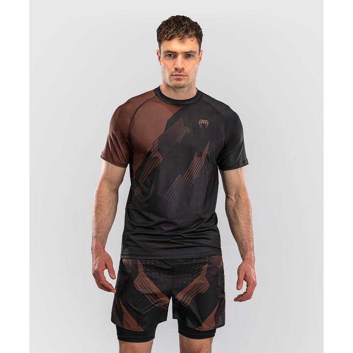 Venum NO-GI 6.0 Dry Tech T-shirt Black/Brown