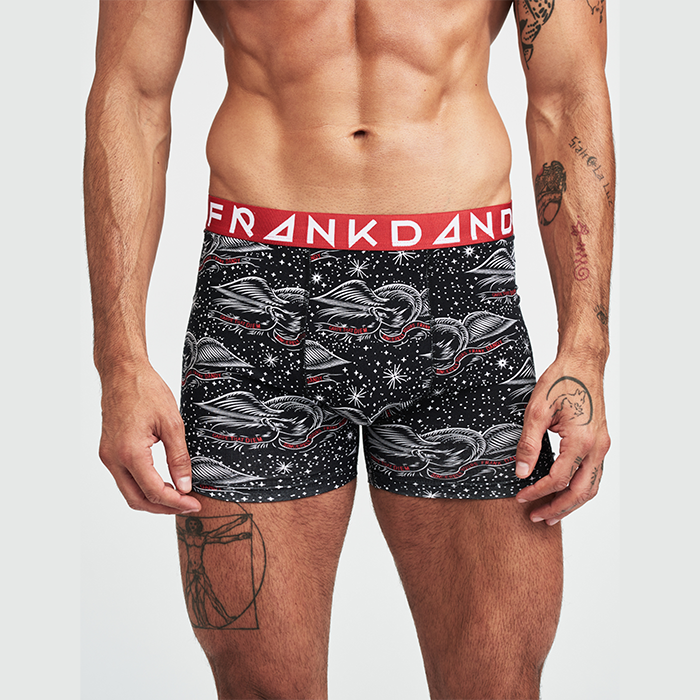 Boxershorts 5 pack Svart R&oslash;d