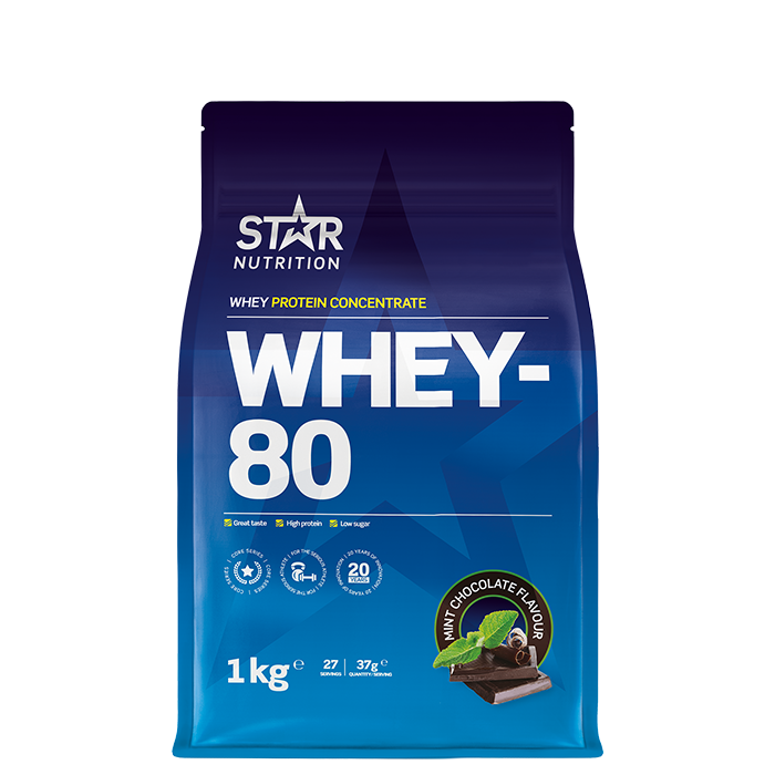 Whey-80 Myseprotein 1 kg