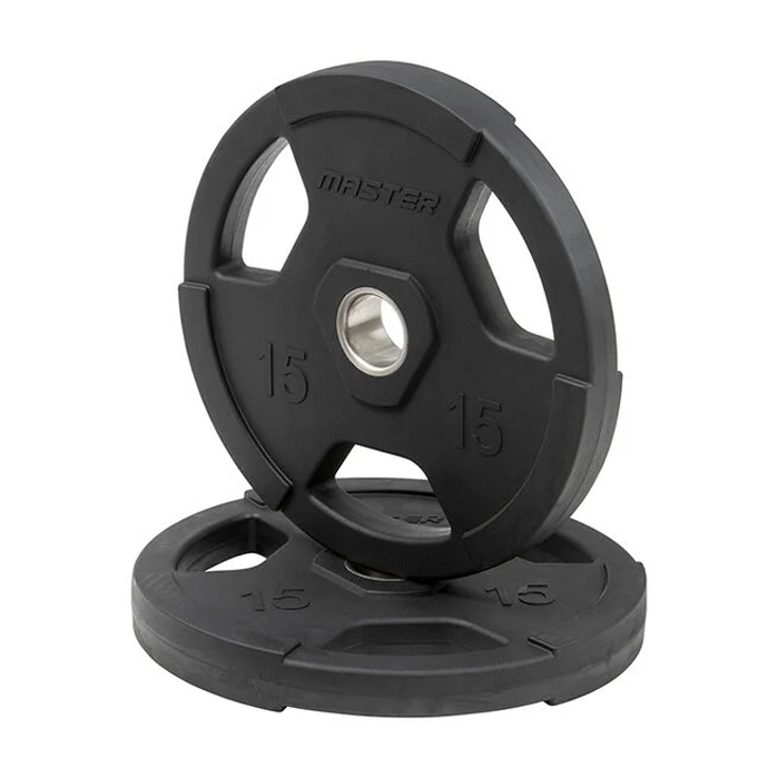 Gummibelagt Vektskive 50 mm 1,25–20 kg
