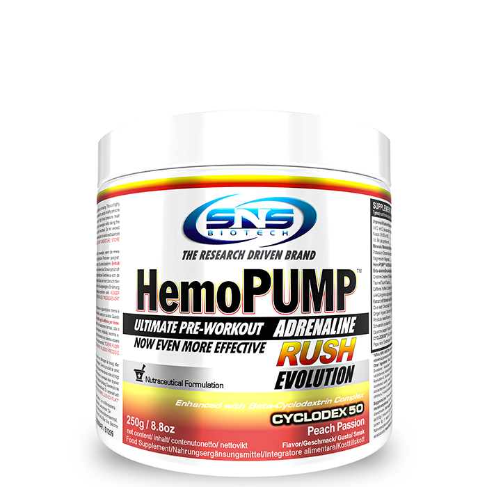 PWO Hemopump Adrenaline Rush 250 g