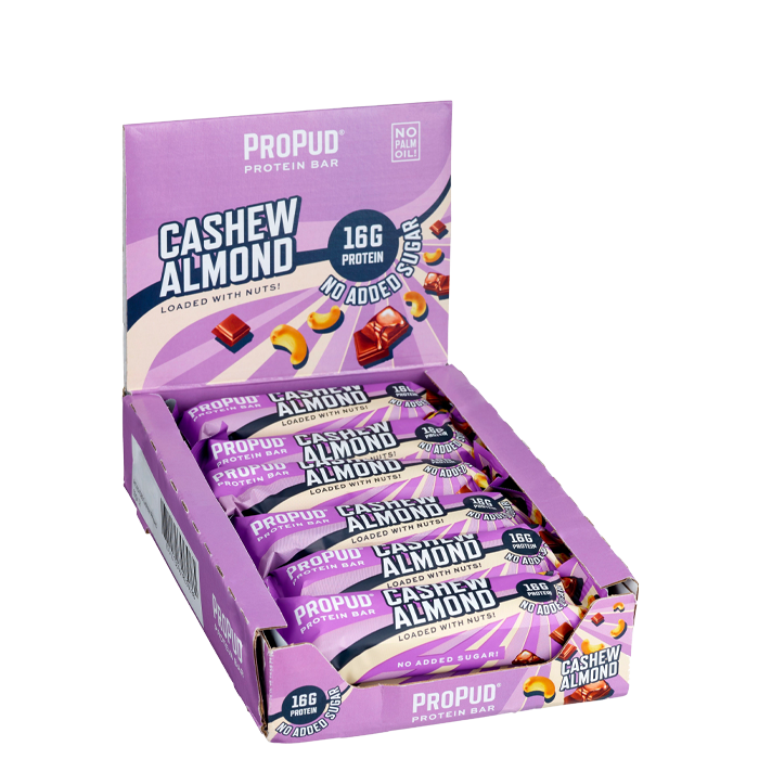 Bilde av 12 X Propud Protein Bar, 55 G, Cashew Almond