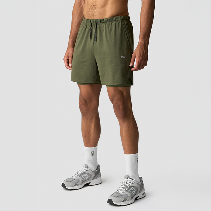 Stride 2-i-1 Shorts Grønn