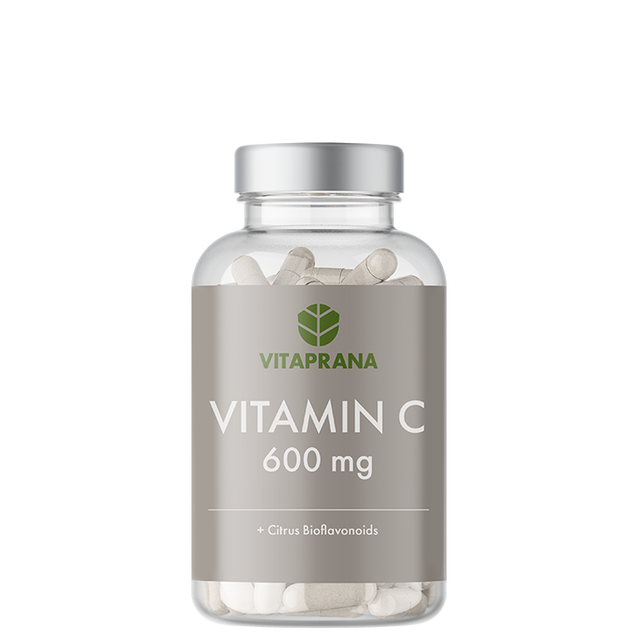 Vitamin C 600 mg + Bioflavonoider 100 kapsler