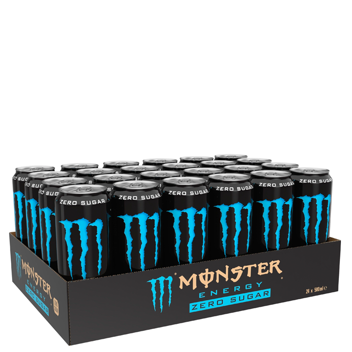 24 x Monster Energy 50 cl Absolutley Zero