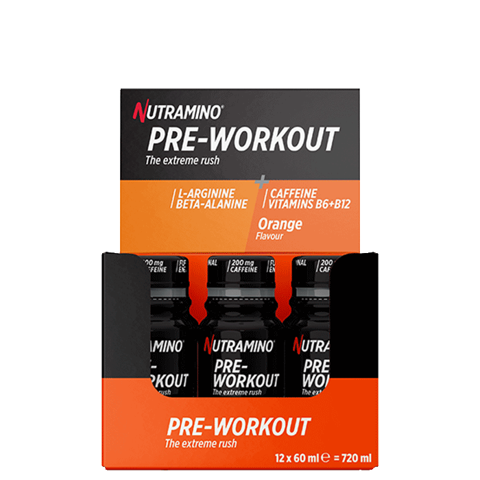 12 x Nutramino PWO Shot, 60 ml