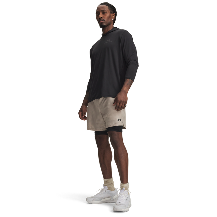 UA Vanish Wven Short 2.0 2n1 Timberwolf Taupe
