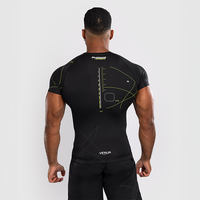 Training Camp 4.0 Rashguard Kortermet Svart Gr&oslash;nn
