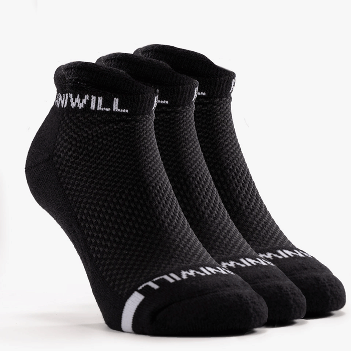 Perform Unisex Socks 3-pack, Black/White