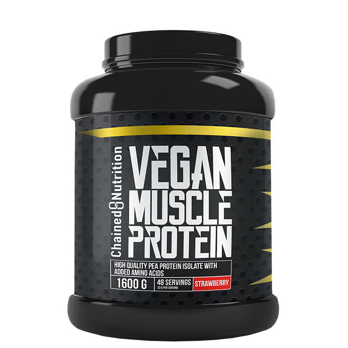 Vegan Muscle Protein 1600 g strawberry