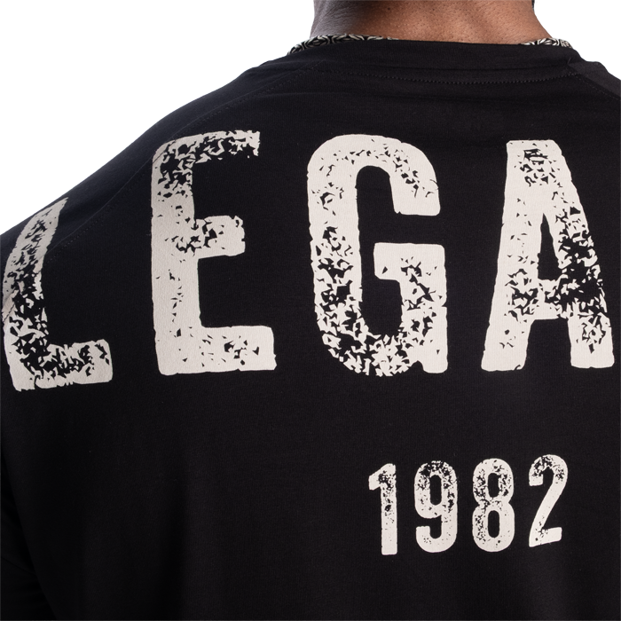Legacy Raglan T‑Skjorte Svart Beige