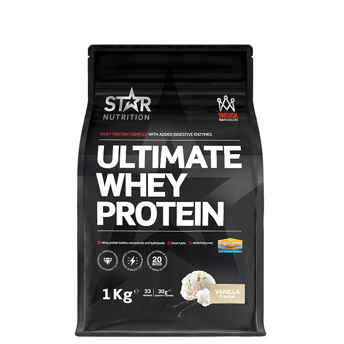 Ultimate Whey Myseprotein 1 kg vanilla