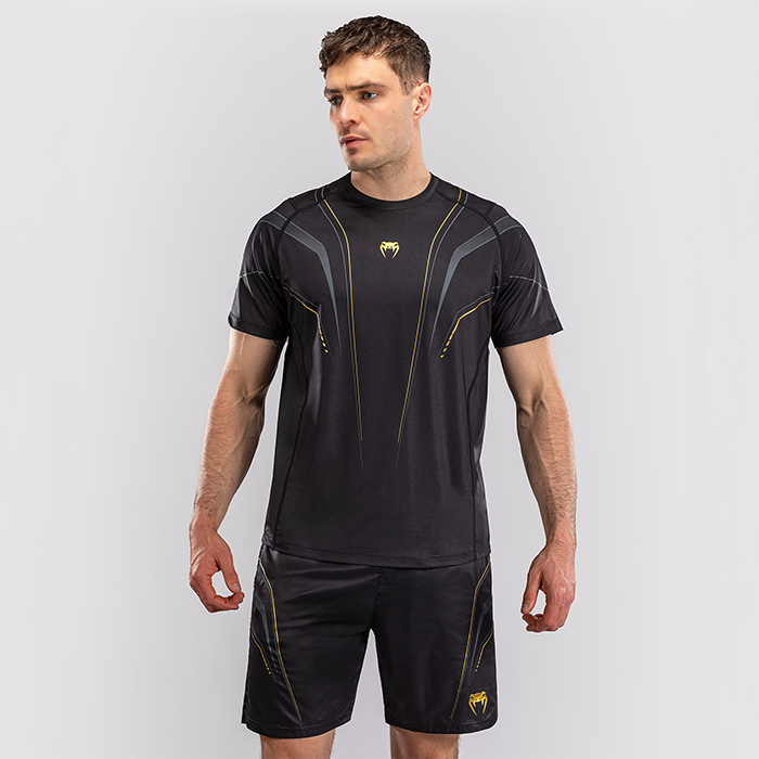 Venum Streamline Dry Tech T-skjorte Svart Gull