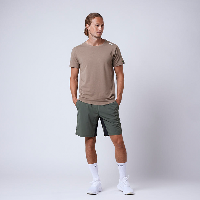 CLN Dino Stretch Shorts, Moss Green