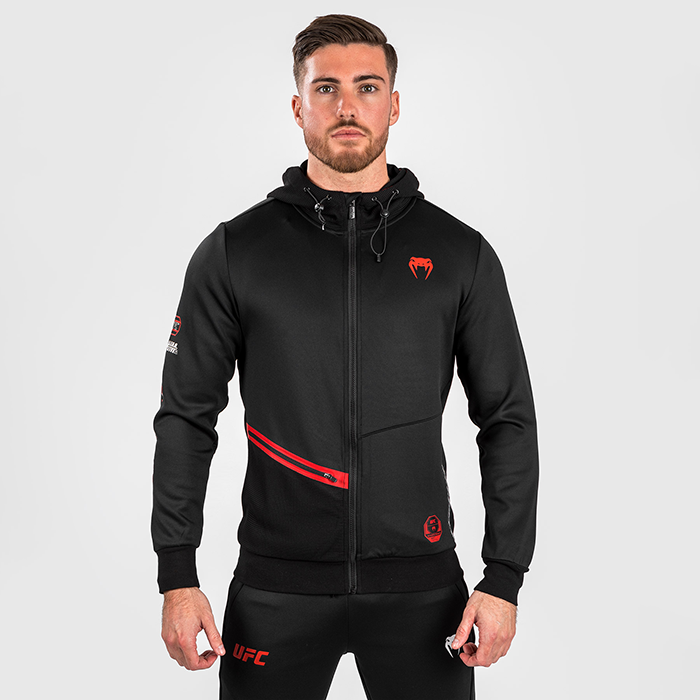 Bilde av Ufc Adrenaline By Venum Fight Week Mens Zip Hoodie Black