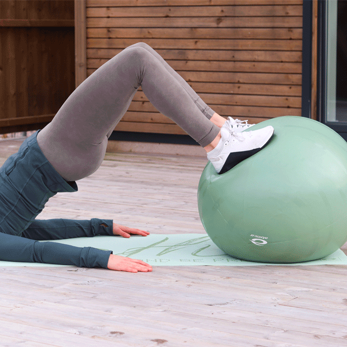 Pilates Ball 65 cm Gr&oslash;nn