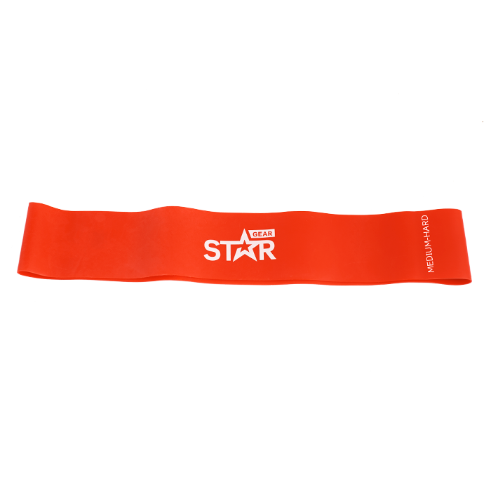 Star Gear Mini Band, Red, Medium/Hard, 600 x 10mm