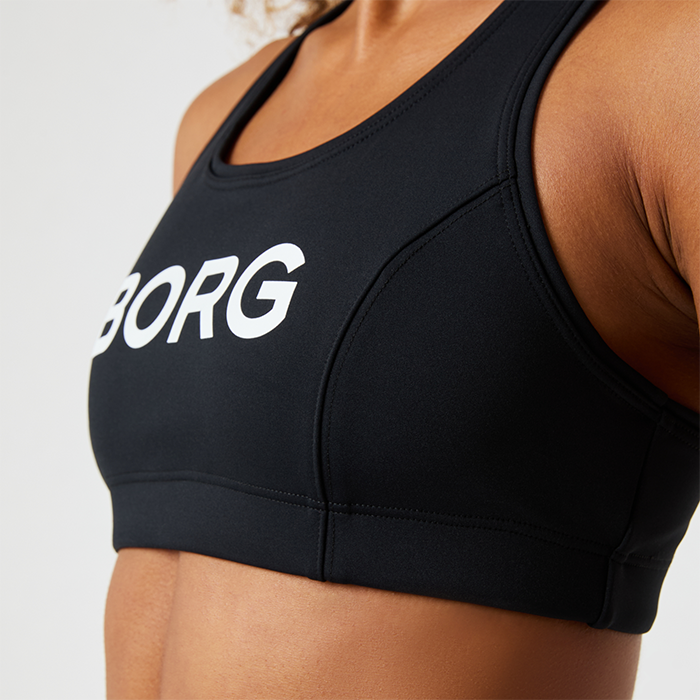 Mid Support Sports‑BH Svart