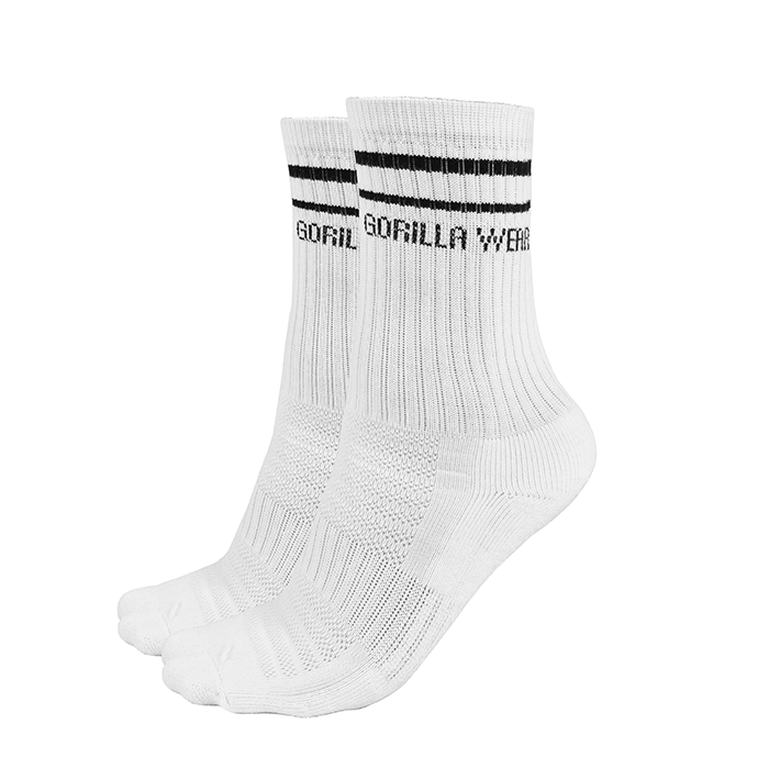 Bilde av Crew Socks 2-pack, White