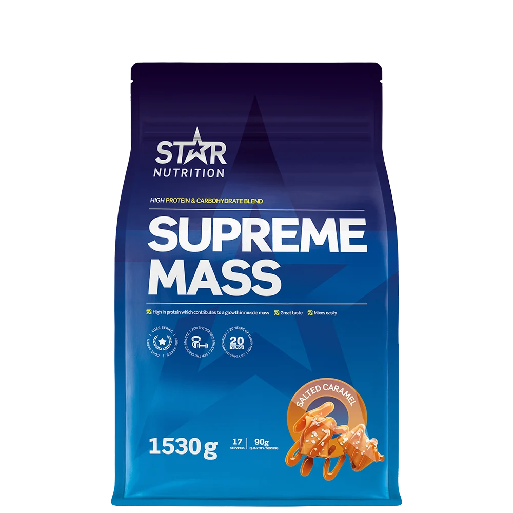 Supreme Mass, 1530 g, Salted Caramel Kort dato