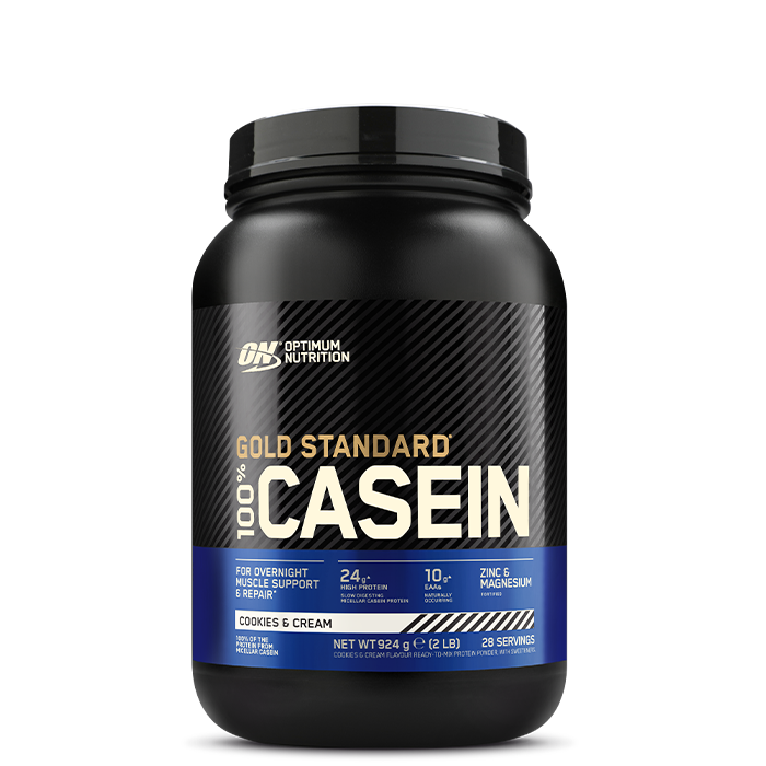 Bilde av 100 % Gold Standard Casein 908 g, proteinpulver Cookies & Cream