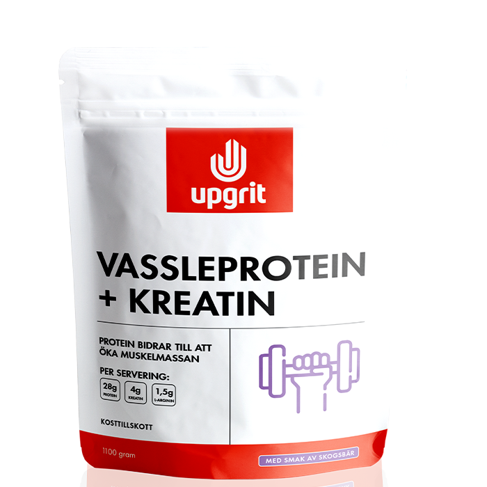 Myseprotein + Kreatin 1100 g Skogsbær
