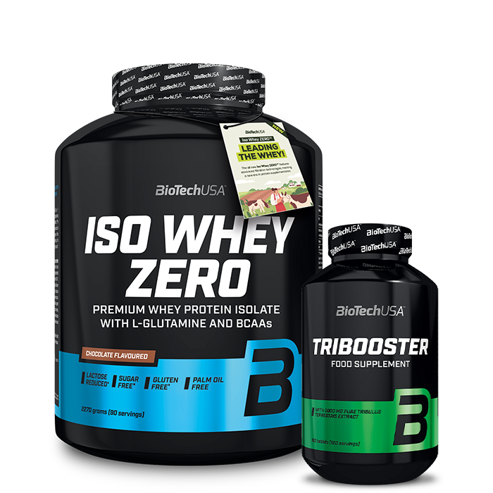 Biotech IsoWhey 2,2kg + Tribooster Tribulus 60 tabs