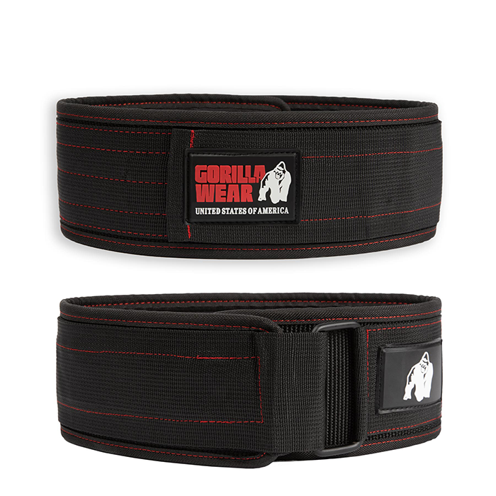 Bilde av 4 Inch Nylon Belt, Black/red