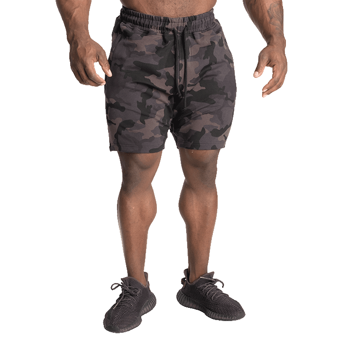 Gasp Tapered Sweatshorts, Dark Camo