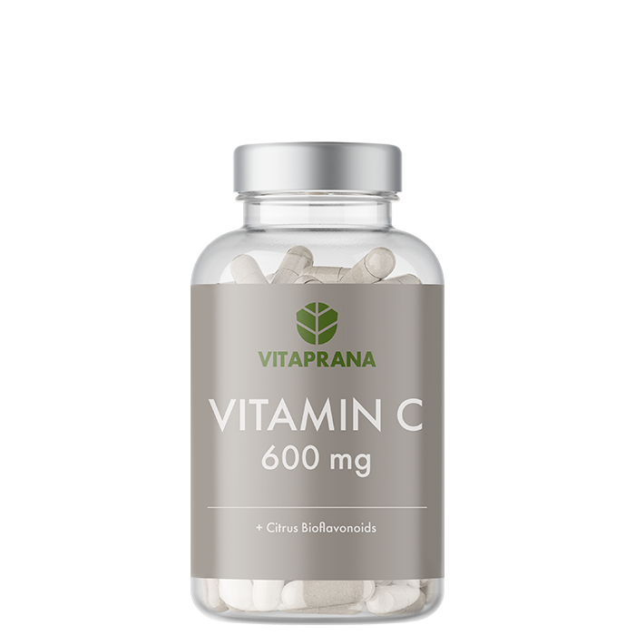 Vitamin C 600 mg + Bioflavonoider 100 kapsler