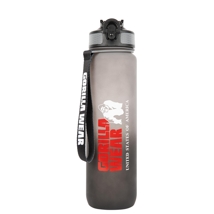 Gradient Water Bottle 1000 ml, Black/Grey