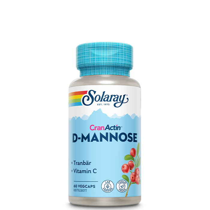 D-Mannose CranActin C-Vitamin 60 kapsler