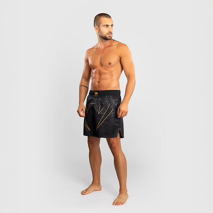 Serpenti Fightshorts Svart S&oslash;lv Gull