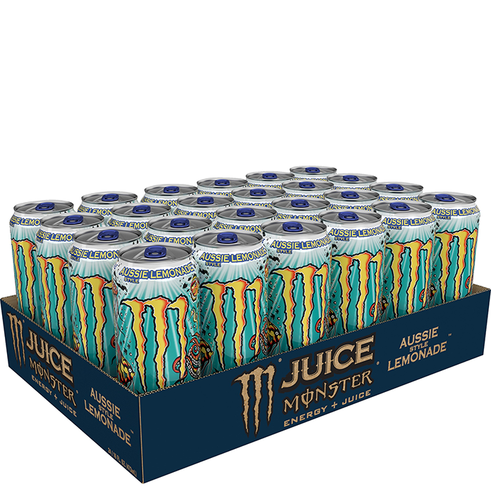 Bilde av 24 X Monster Energy 50 Cl, Juiced Aussie Lemonade