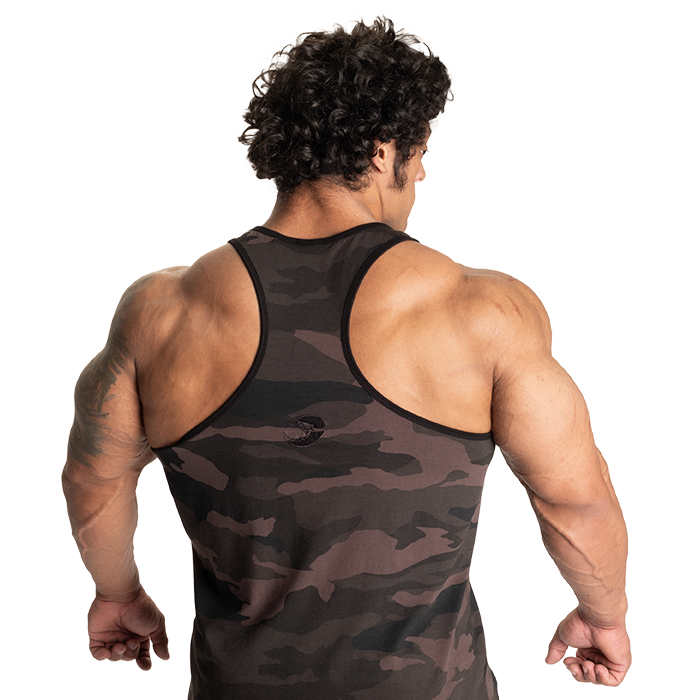 Vintage T-Back Linne M&oslash;rk Camouflage