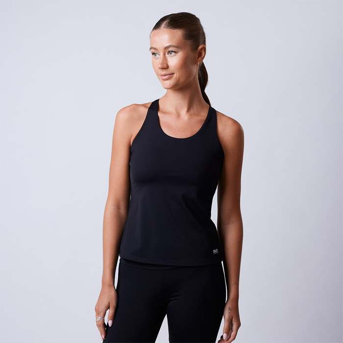 Fuse Singlet 2 in 1 Topp Svart