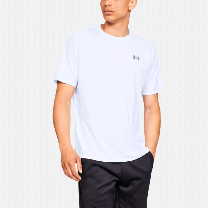 Bilde av Ua Tech 2.0 Ss Tee, White