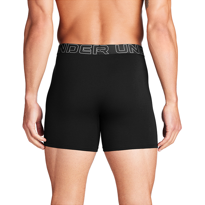 Performance 6in Boxershorts 3-pakk Svart