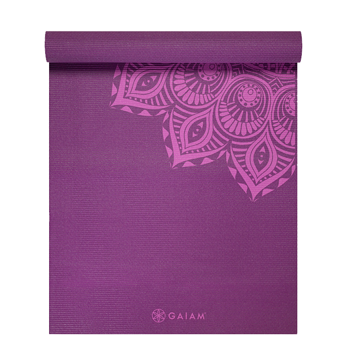 Yogamatte 6mm Purple Mandala