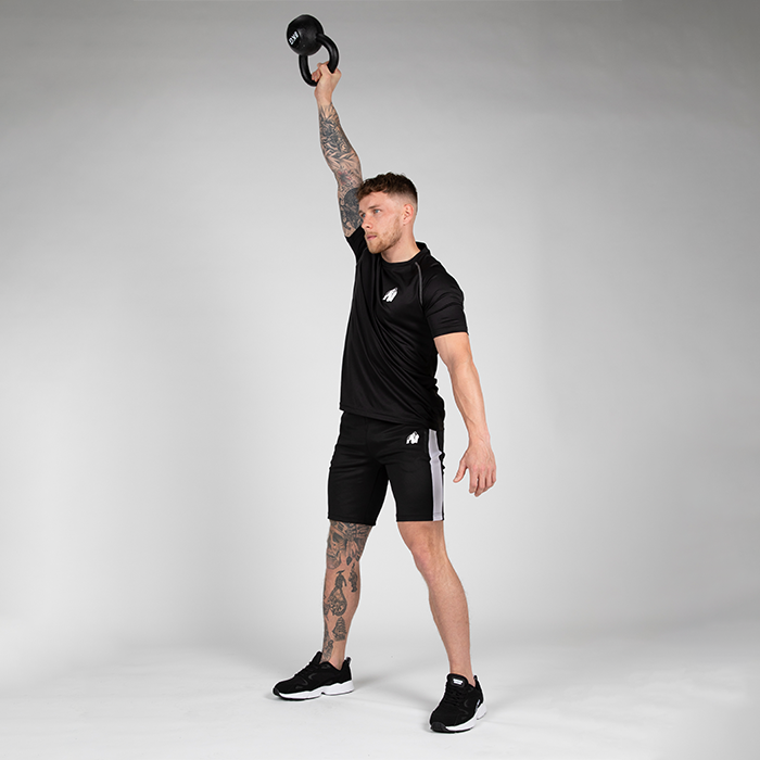 Performance T-Shirt, Black/Grey