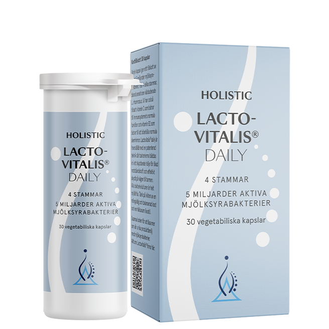 Lactovitalis&reg; Daily Melkesyrebakterier 30 vegetabilske kapsler