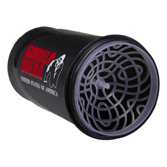 Gorilla Wear Wave Shaker Svart/R&oslash;d 600 ml